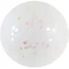 Santex mariage Sachet de 50 mini-Boules pailletées 1cm, Blanc irisé