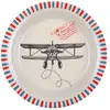 Paquet de 10 assiettes BON VOYAGE carton 22,5cm