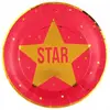 Paquet de 10 Assiettes Hollywood rondes