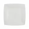 SANTEX 2 Lot de 10 Assiettes carrées en carton blanc de 290grs/m2 en 18cm REF/7407
