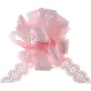 Noeud Automatique Fleur Rose (lot de 5)