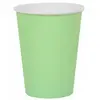 Lot de 10 Gobelets carton 25cl unis, Menthe