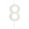 Bougie Phosphorescente, chiffre 8