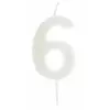 Bougie Phosphorescente, chiffre 6