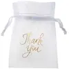 Sachet Just Married métallisé
