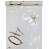 Chemin de table Anniversaire doré Age 40, OR