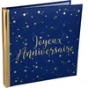 SANTEX LIVRE D'OR ANNIVERSAIRE BLEU/OR