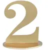 Grand chiffre vertical déco 16cm, Chiffre 2 OR