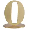 Grand chiffre vertical déco 16cm, Chiffre 0 OR