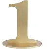 Grand chiffre vertical déco 16cm, Chiffre 1 OR