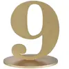 Grand chiffre vertical déco 16cm, Chiffre 9 OR