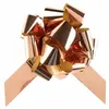 Lot de 5 Noeuds métallisés (larg ruban 31mm), Rose Gold brillant