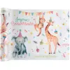Santex Chemin de Table Animaux Zoo Party 30cm x 5m Joyeux Anniversaire pour Enfant