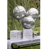 Ballon classique - SANTEX - 45 cm - Argenté - Hélium - Anniversaire
