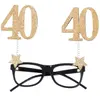 Lunettes âge pailleté 40 ans