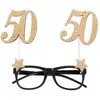 Lunettes âge pailleté 50 ans