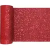 Chemin de table ROUGE Pailleté 5 mètres 