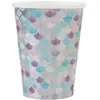 Sachet de 10 Gobelets Sirène irisés multicolores