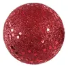 Santex mariage Sachet de 50 mini-Boules pailletées 1cm, Rouge
