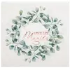 Serviettes de table jetable papier mariage bucolique 33cm vert - Vert, Anis, Menthe, Eau