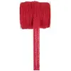 Ruban naturel Coton 10 mm Rouge