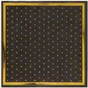 SANTEX 7177-11, Sachet de 20 Serviettes Pois dorés, Noires