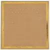 Sachet de 20 Serviettes pois dorés, kraft