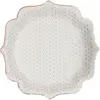 Sachet de 10 assiettes pois brillants, blanches