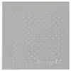 Paquet de 12 Serviettes POIS airlaid 40x40cm, Argent