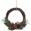Grande Couronne Forêt de Noël ˜ 32cm
