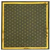 Sachet de 20 Serviettes pois dorés, vert Sauge