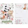 CARTES INVITATION ANNIVERSAIRE EXPLORATEUR 11X17CM