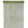 Chemin de table Fanon vert Olive/Sauge 28 cm x 5m (x1) REF/3586