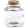 Santex POT CARRÉ VIVE LES MARIÉS VERRE 4X4X6CM