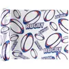 JOUR DE FETE Chemin de table - Rugby - 30 cm x 5 m