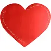 Non communiqué set de table carton cur amour 33cm rouge - chalayer 000783100000007