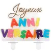 RueDeLaFete Bougie Joyeux Anniversaire