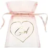 Sachet Girl & Boy Rose - Lot de 6