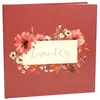 SANTEX 1 Livre d'or floral Terracotta 24cm REF/8336 Thème nature, Champêtre...