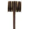 Bobine Ruban polyester bicolore 10mm x 5m, Or/Chocolat