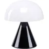 Lampe de bureau lexon mina batterie rechargeable led noir abs
