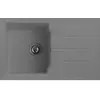 DIADEM Evier à encastrer ALOA - SMC - Gris béton - 81x50cm