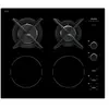 Table de cuisson mixte Gaz/Induction Sauter SPI6414BM - 4 feux - Noir