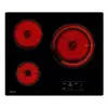 Table de cuisson vitrocéramique 60cm 4 feux 6100w noir Sauter SPV4530B