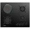 Sauter - table de cuisson mixte 60cm 4 feux noir  spg3601bm - SPG3601BM
