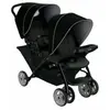Graco Stadium Duo Click Connect poussette, noire et grise