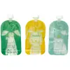 Badabulle Lot de 15 gourdes réutilisables 150 ml, 100% hermétiques