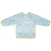 Bavoir manches longues Chat BLEU Badabulle