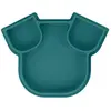 Babymoov Assiette silicone compartimentée ISY PLATE Chien bleu