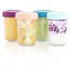 Pots de conservation hermétiques Babymoov Babybols en Verre 240 ml 4 pièces